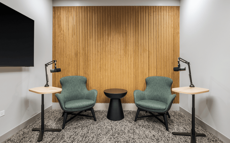 Podcast studio