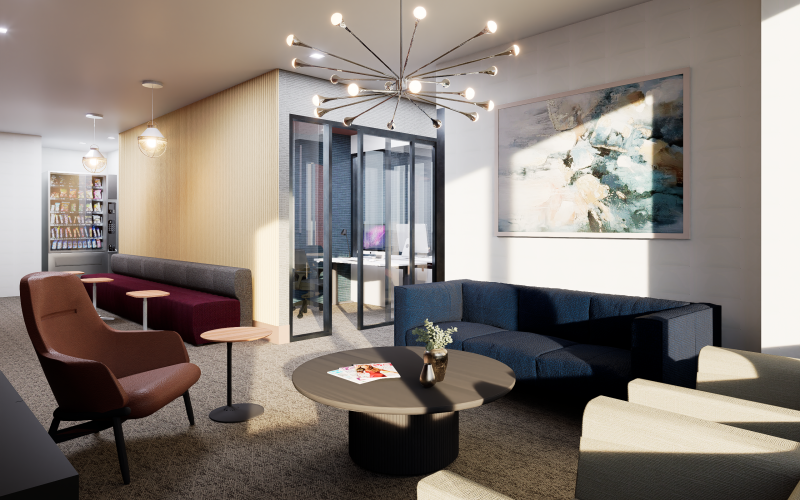 Flexible coworking space