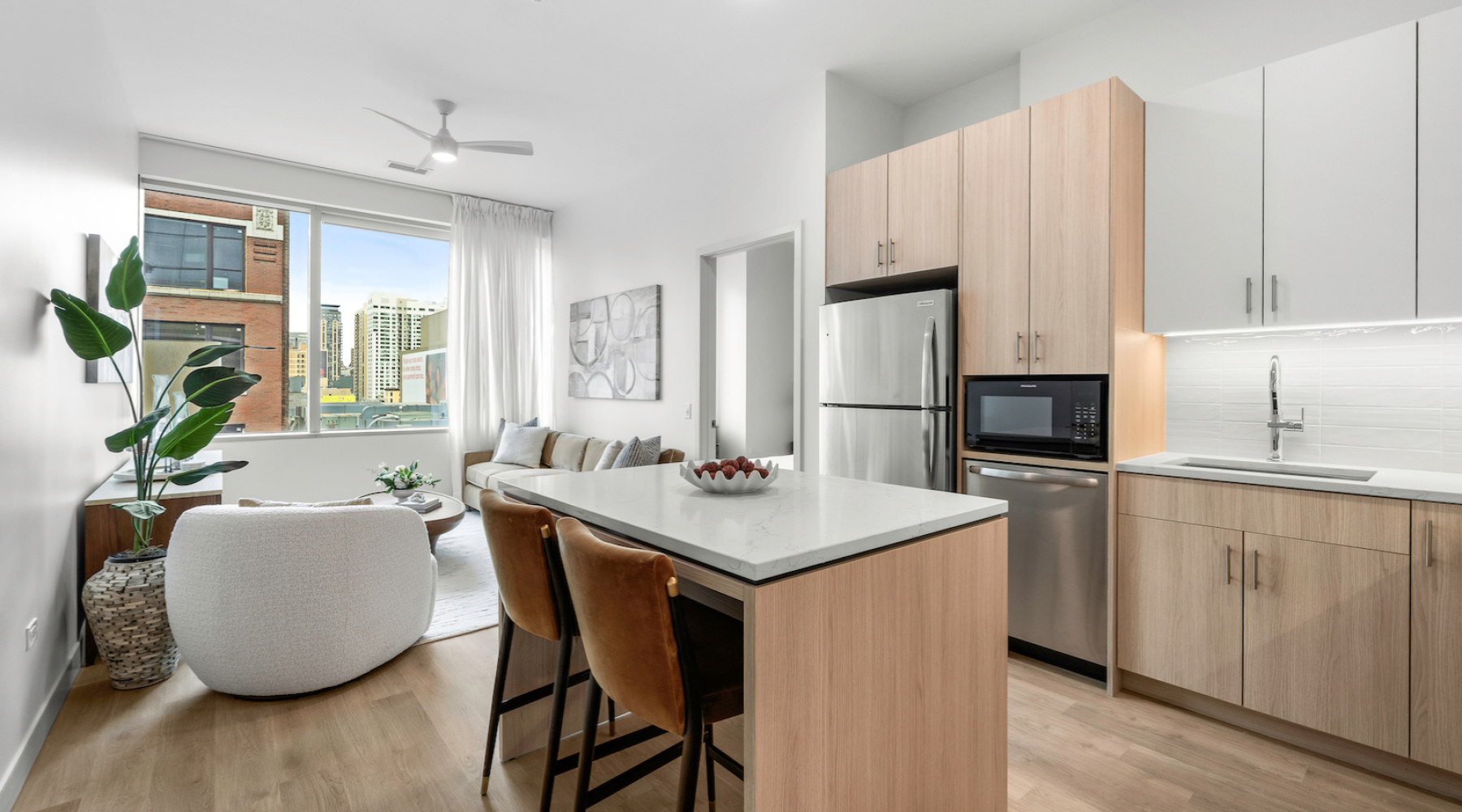 Bright, open spaces designed to help you rest and recharge
